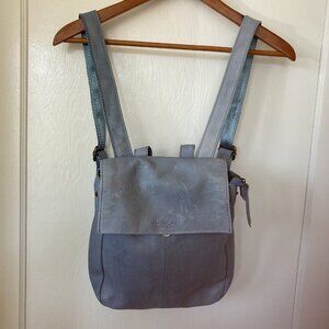 american leather co. backpack purse ice melt baby blue